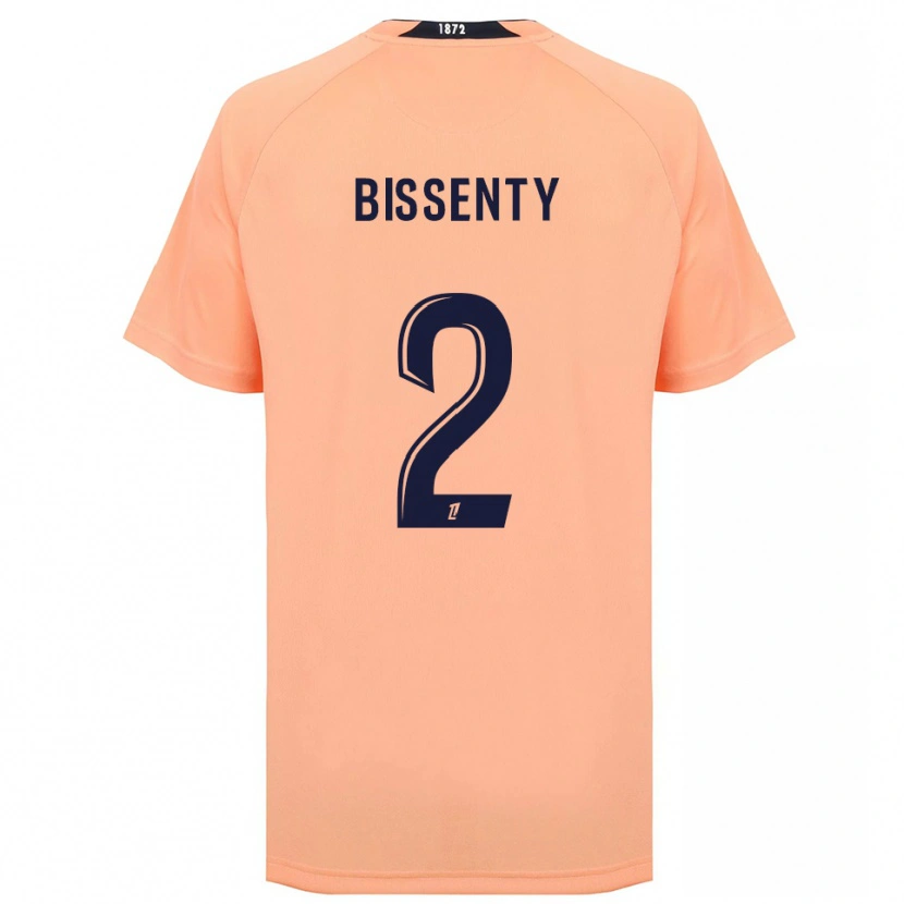 Danxen Niño Camiseta Bissenty Gomis #2 Naranja Azul Marino 2ª Equipación 2025/26 La Camisa