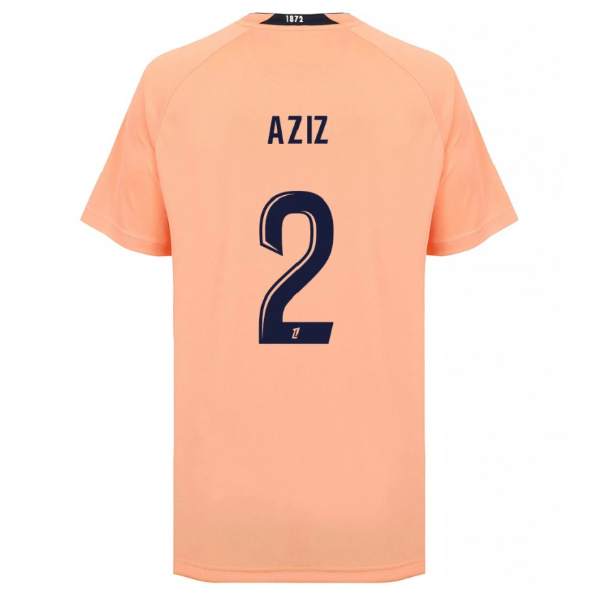 Danxen Niño Camiseta Hayman Aziz #2 Naranja Azul Marino 2ª Equipación 2025/26 La Camisa