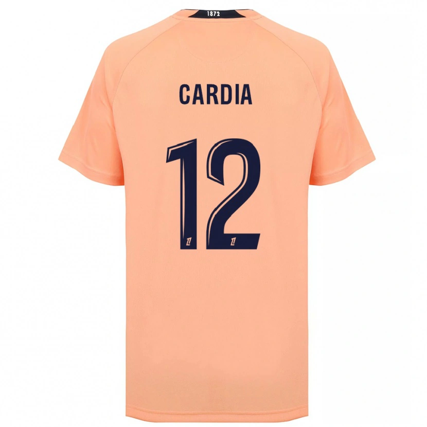 Danxen Niño Camiseta Mickaëla Cardia #12 Naranja Azul Marino 2ª Equipación 2025/26 La Camisa