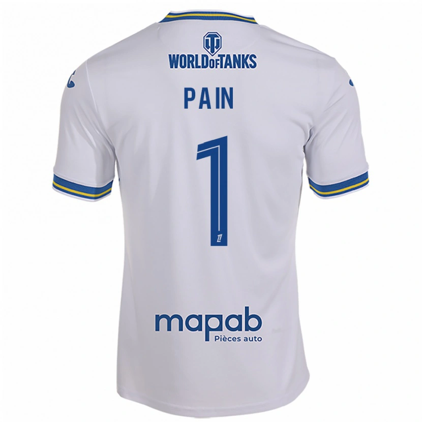 Danxen Niño Camiseta Ilan Pain #1 Blanco Celeste 2ª Equipación 2025/26 La Camisa