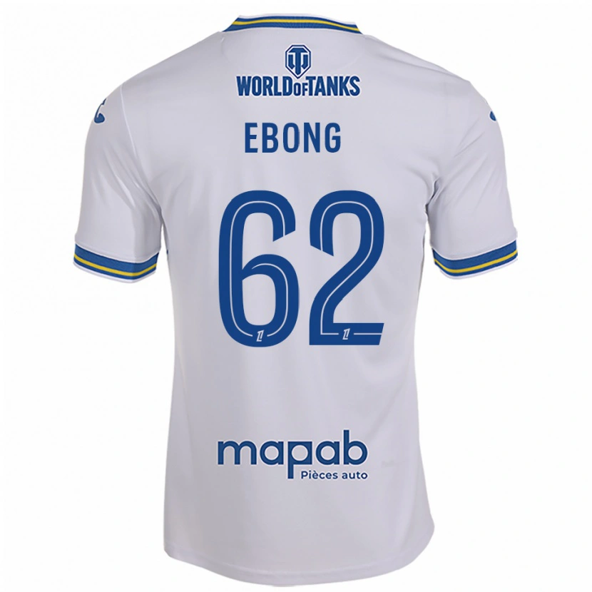 Danxen Niño Camiseta Arthur Avom #62 Blanco Celeste 2ª Equipación 2025/26 La Camisa