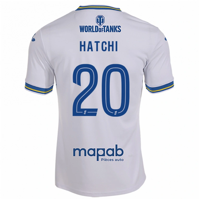 Danxen Niño Camiseta Jérémy Hatchi #20 Blanco Celeste 2ª Equipación 2025/26 La Camisa
