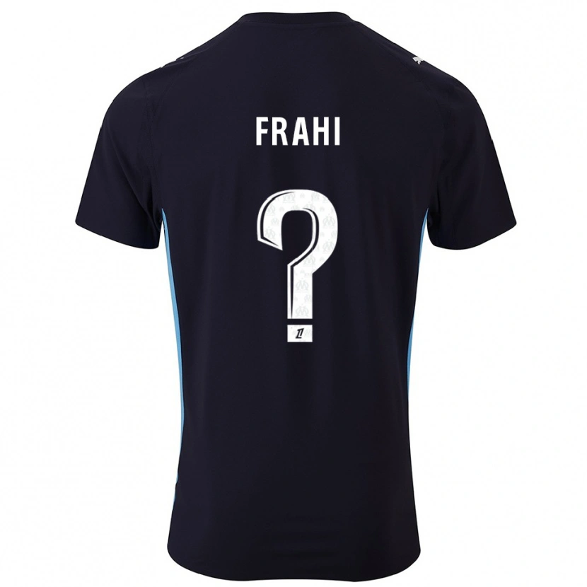 Danxen Niño Camiseta Léandro Frahi #0 Negro Celeste 2ª Equipación 2025/26 La Camisa