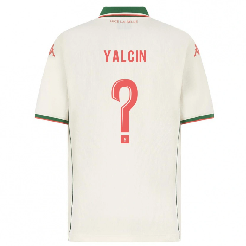 Danxen Niño Camiseta Noah Yalcin #0 Blanco Verde 2ª Equipación 2025/26 La Camisa