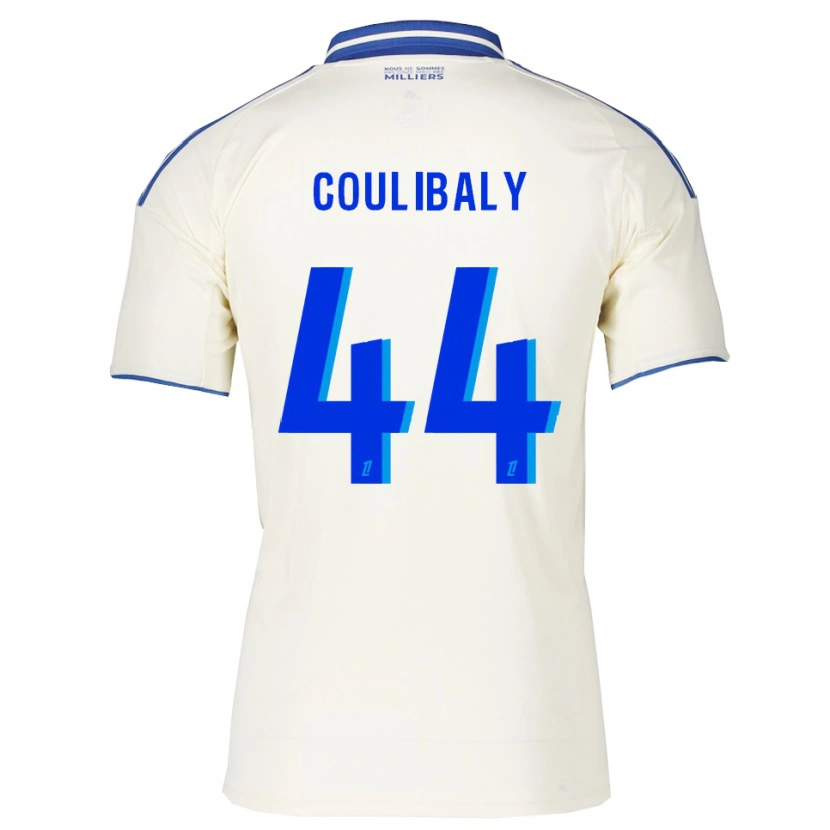 Danxen Niño Camiseta Soumaïla Coulibaly #44 Champán Azul 2ª Equipación 2025/26 La Camisa