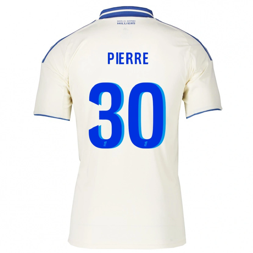 Danxen Niño Camiseta Alexandre Pierre #30 Champán Azul 2ª Equipación 2025/26 La Camisa