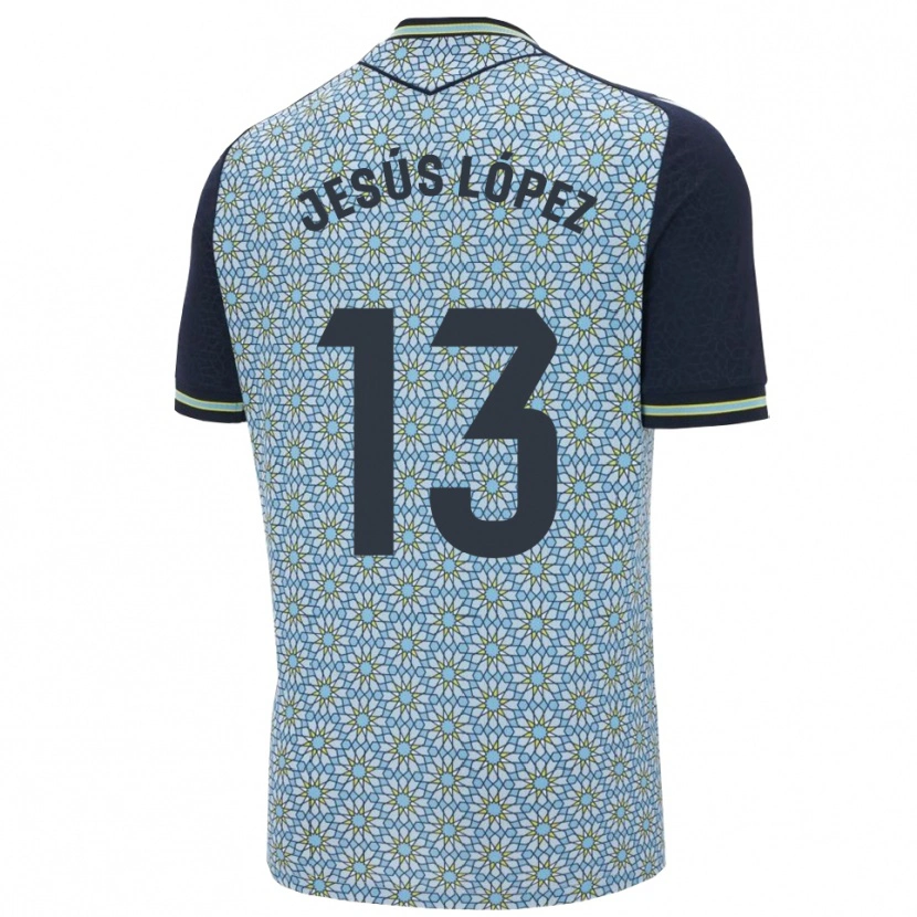 Danxen Niño Camiseta Jesús López #13 Azul Marino 2ª Equipación 2025/26 La Camisa
