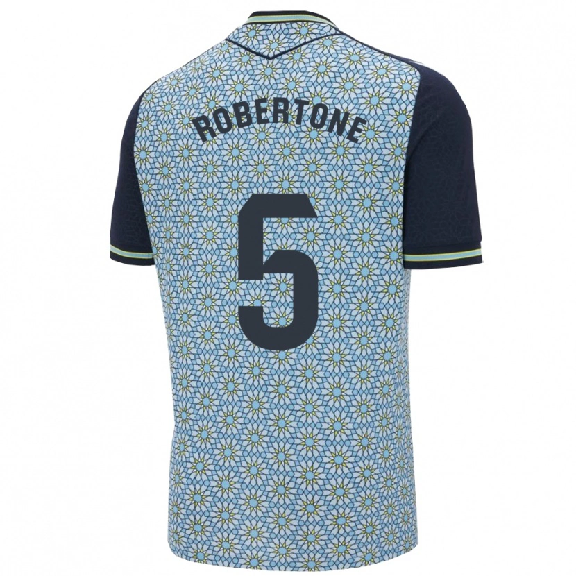 Danxen Niño Camiseta Lucas Robertone #5 Azul Marino 2ª Equipación 2025/26 La Camisa