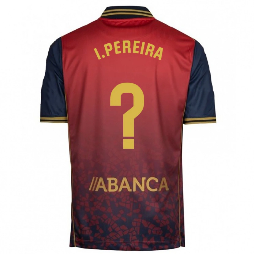 Danxen Niño Camiseta Inês Pereira #0 Rojo Marino 2ª Equipación 2025/26 La Camisa