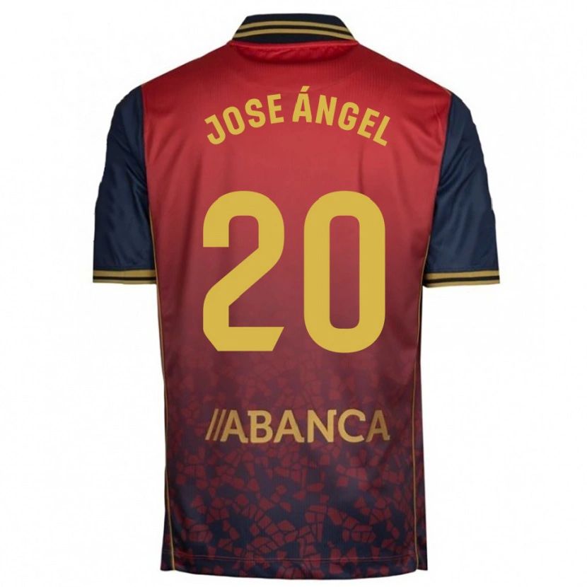 Danxen Niño Camiseta José Ángel Jurado #20 Rojo Marino 2ª Equipación 2025/26 La Camisa