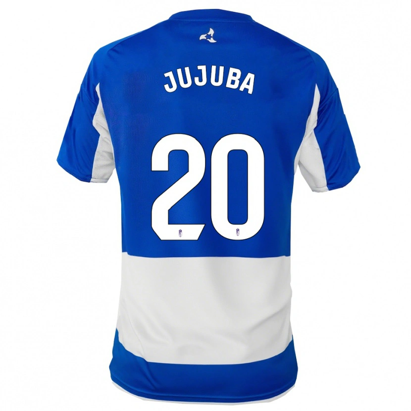 Danxen Niño Camiseta Juliana Cardozo Paulino #20 Azul Blanco 2ª Equipación 2025/26 La Camisa