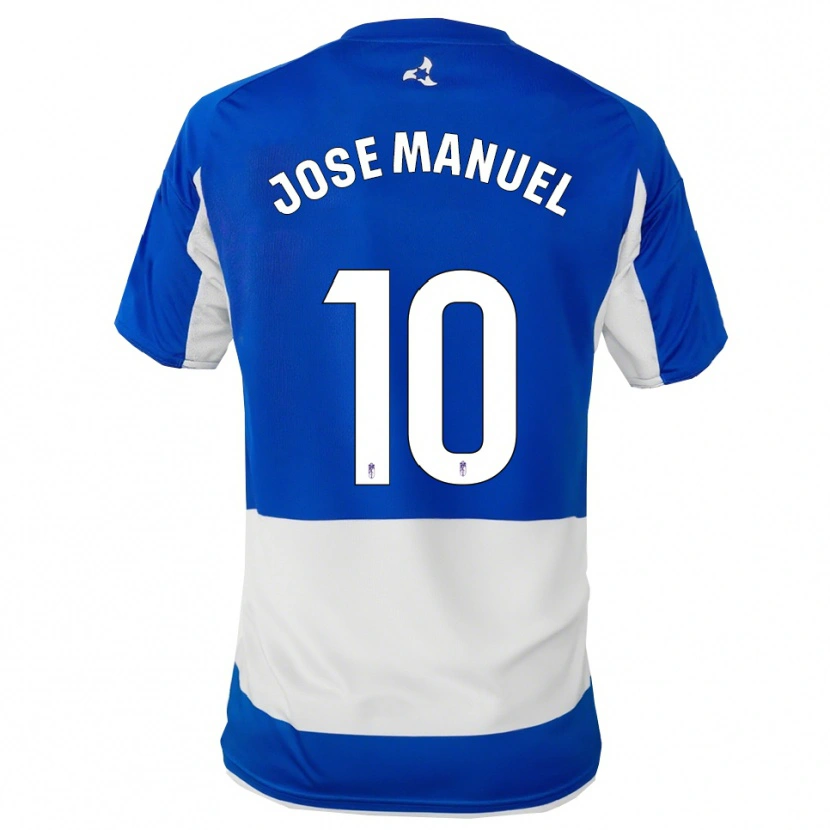 Danxen Niño Camiseta José Manuel Arnáiz #10 Azul Blanco 2ª Equipación 2025/26 La Camisa
