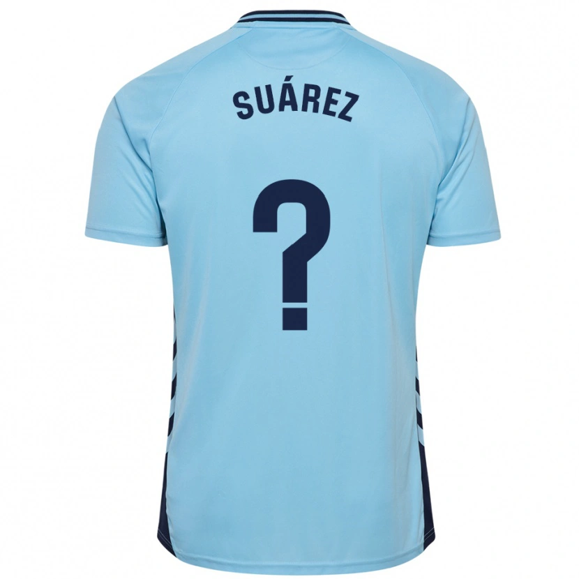 Danxen Niño Camiseta Adri Suárez #0 Celeste 2ª Equipación 2025/26 La Camisa