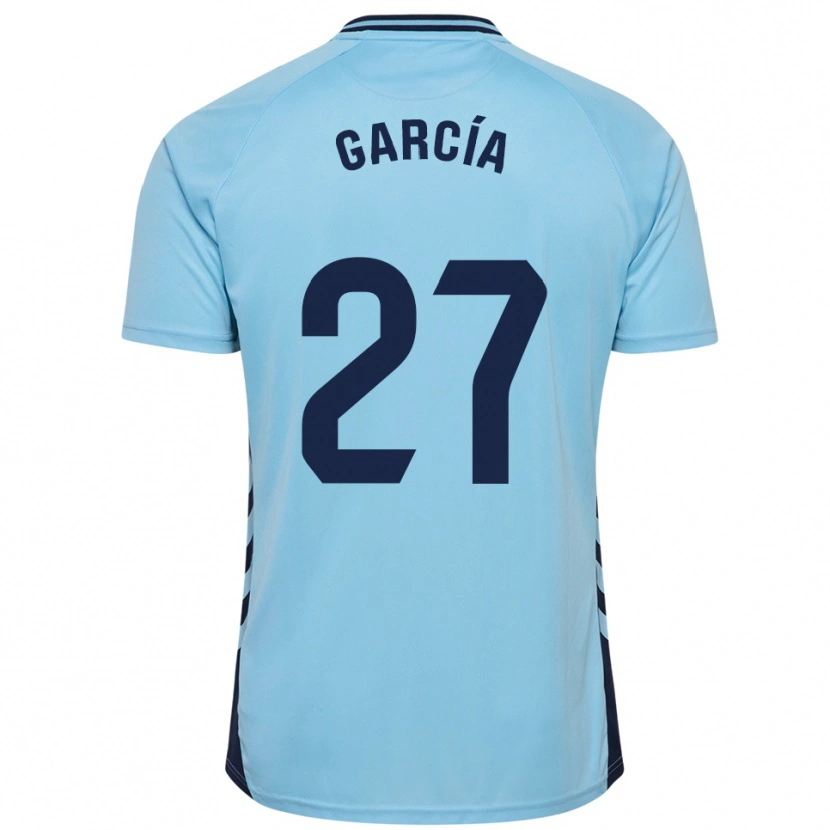 Danxen Niño Camiseta Ale García #27 Celeste 2ª Equipación 2025/26 La Camisa