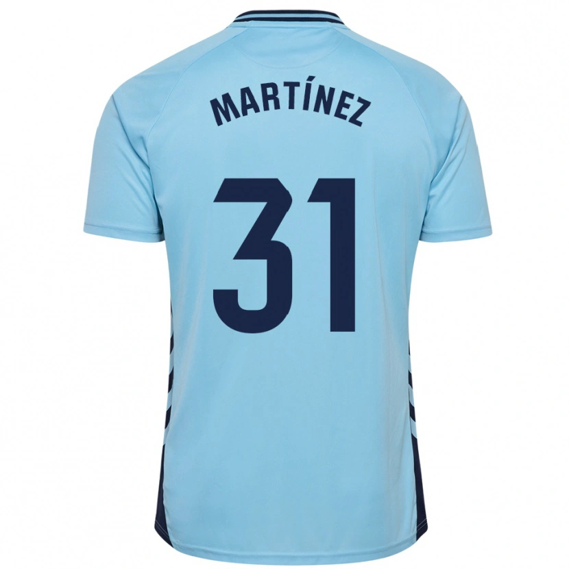 Danxen Niño Camiseta Ian Martínez #31 Celeste 2ª Equipación 2025/26 La Camisa