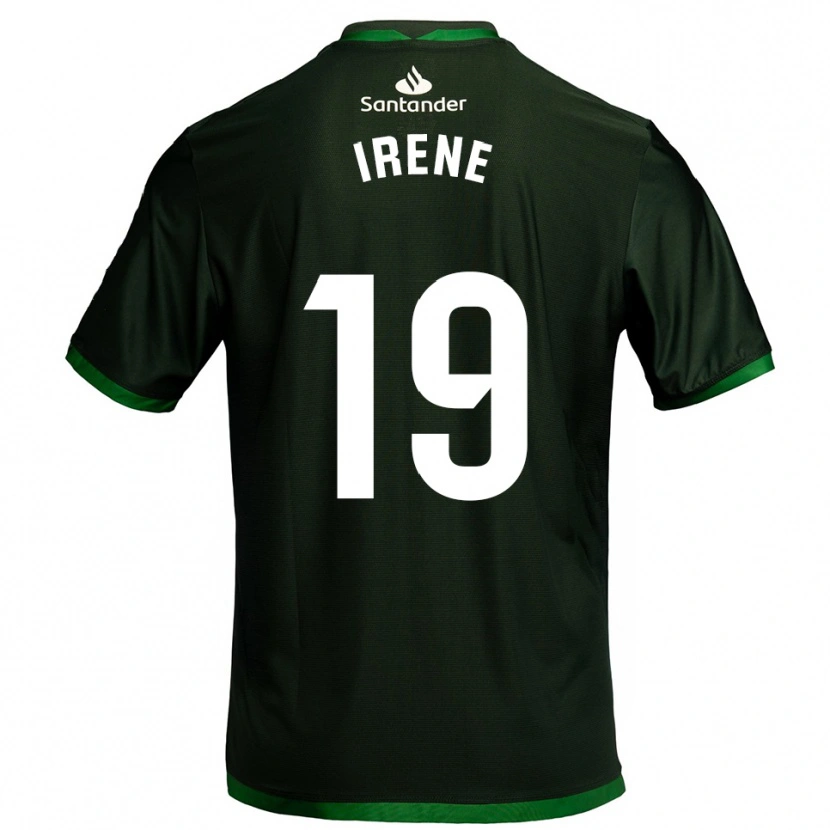 Danxen Niño Camiseta Irene Canal Gómez #19 Verde Oscuro 2ª Equipación 2025/26 La Camisa