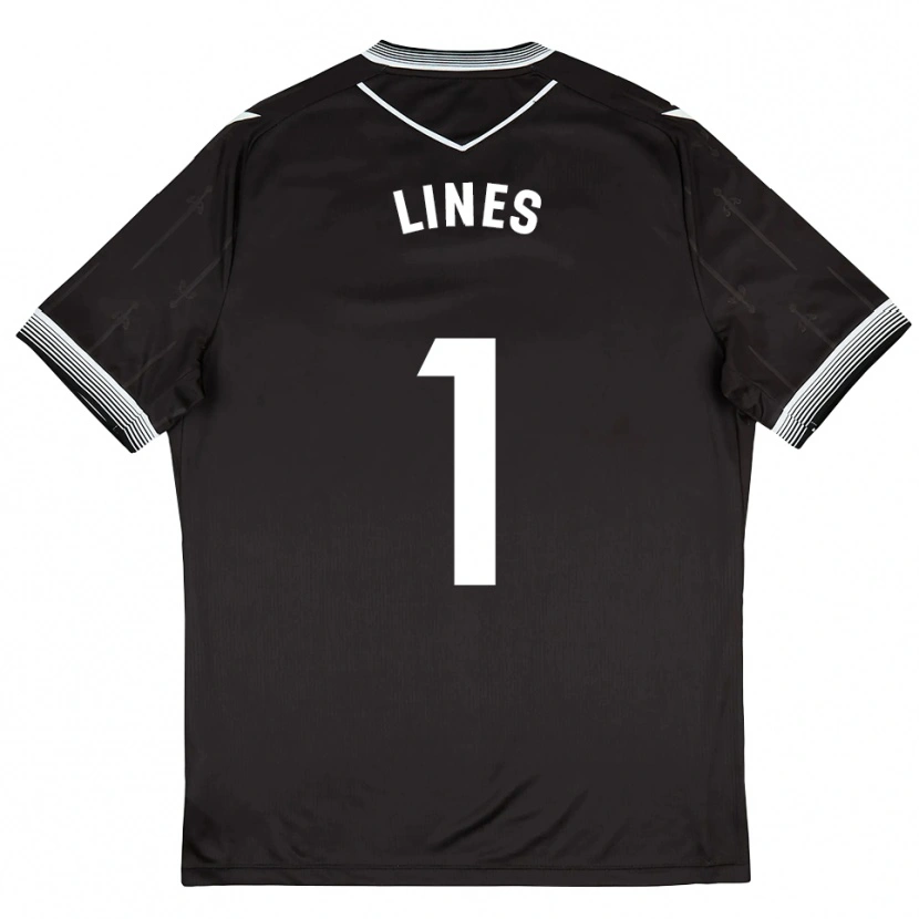 Danxen Niño Camiseta Laura Inés Aguilar #1 Negro Blanco 2ª Equipación 2025/26 La Camisa