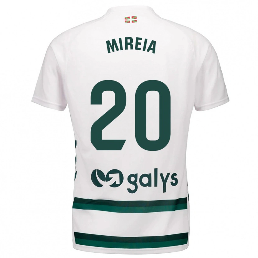 Danxen Niño Camiseta Mireia Masegur Torrent #20 Blanco Verde 2ª Equipación 2025/26 La Camisa