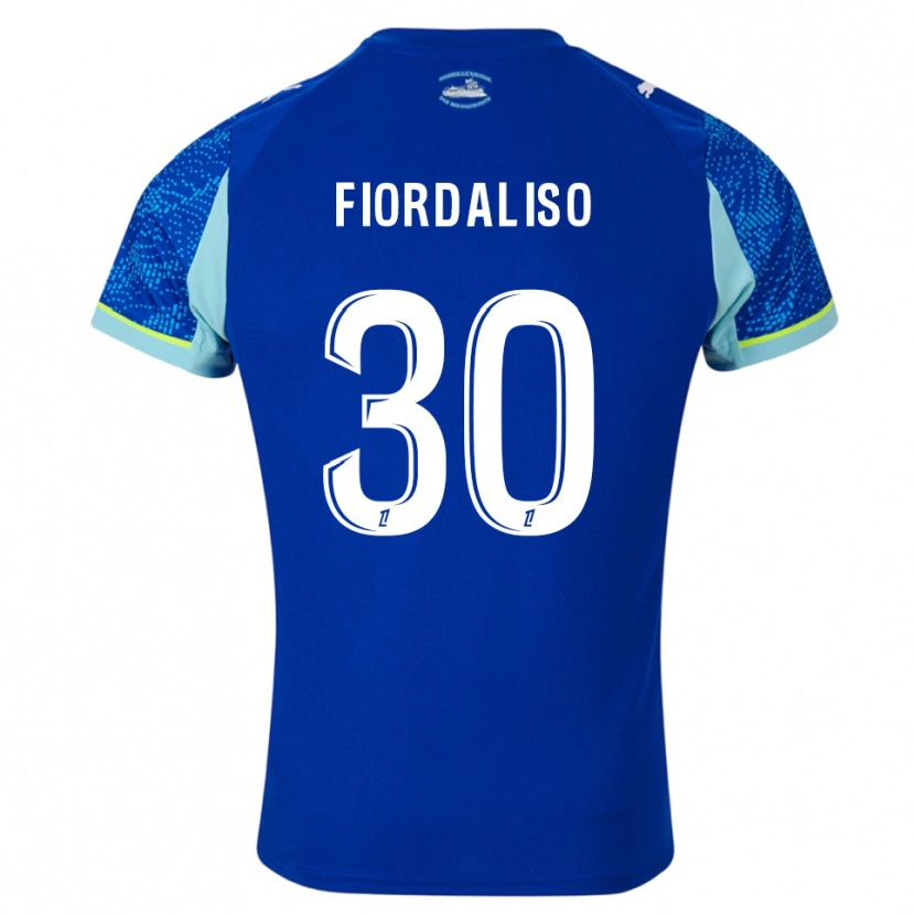 Danxen Niño Camiseta Thelma Fiordaliso #30 Celeste Blanco Equipación Tercera 2025/26 La Camisa