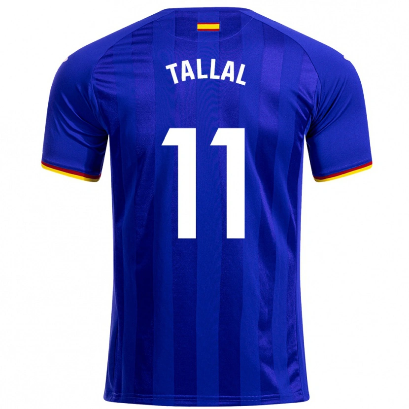 Danxen Hombre Camiseta Yassin Tallal #11 Azul Rojo Amarillo 1ª Equipación 2025/26 La Camisa