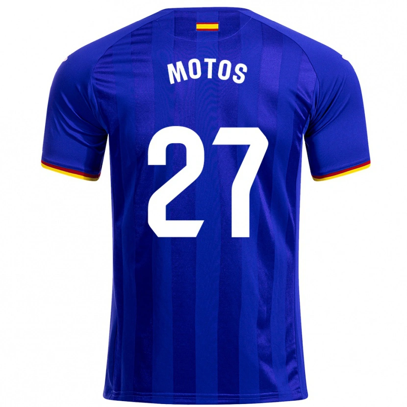 Danxen Hombre Camiseta Israel Motos #27 Azul Rojo Amarillo 1ª Equipación 2025/26 La Camisa