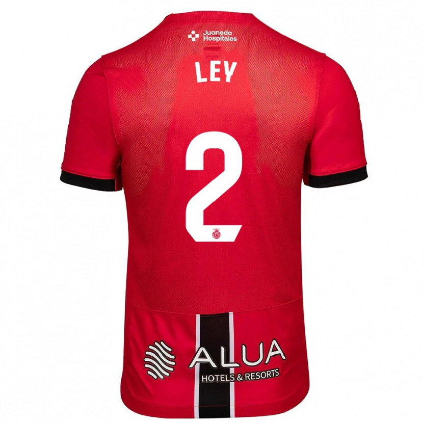 Danxen Hombre Camiseta Yuzún Ley #2 Rojo Negro 1ª Equipación 2025/26 La Camisa