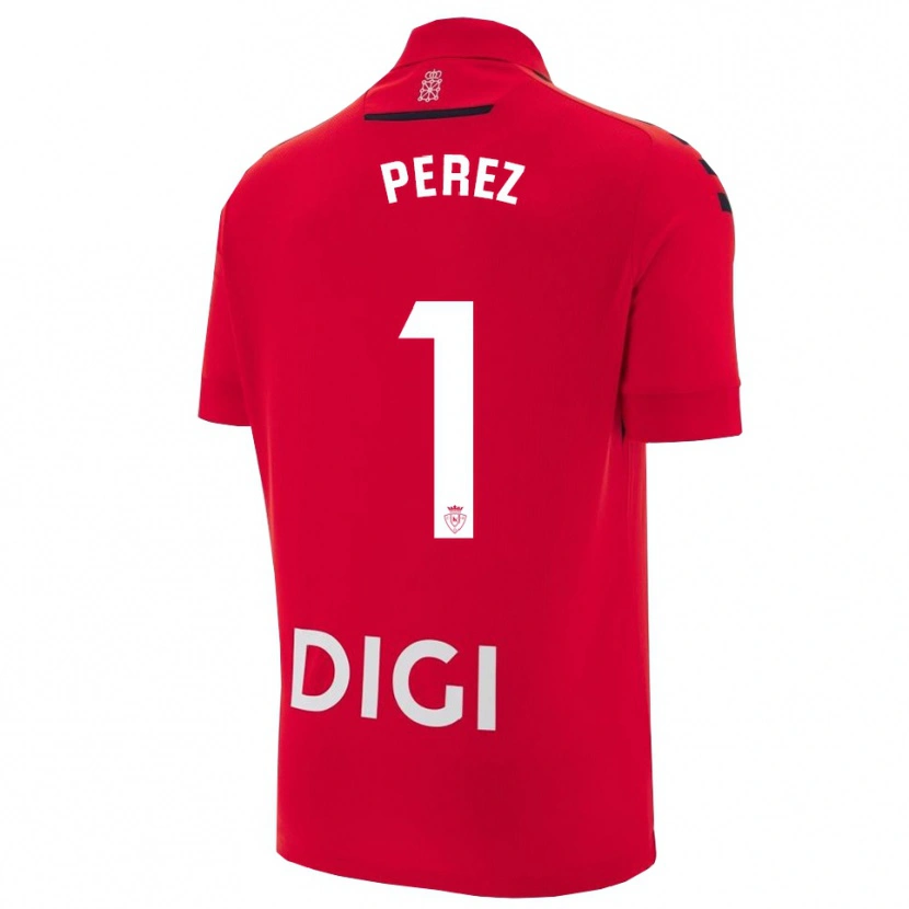 Danxen Hombre Camiseta Silvia Pérez Fernández De Romarategui #1 Rojo Negro 1ª Equipación 2025/26 La Camisa