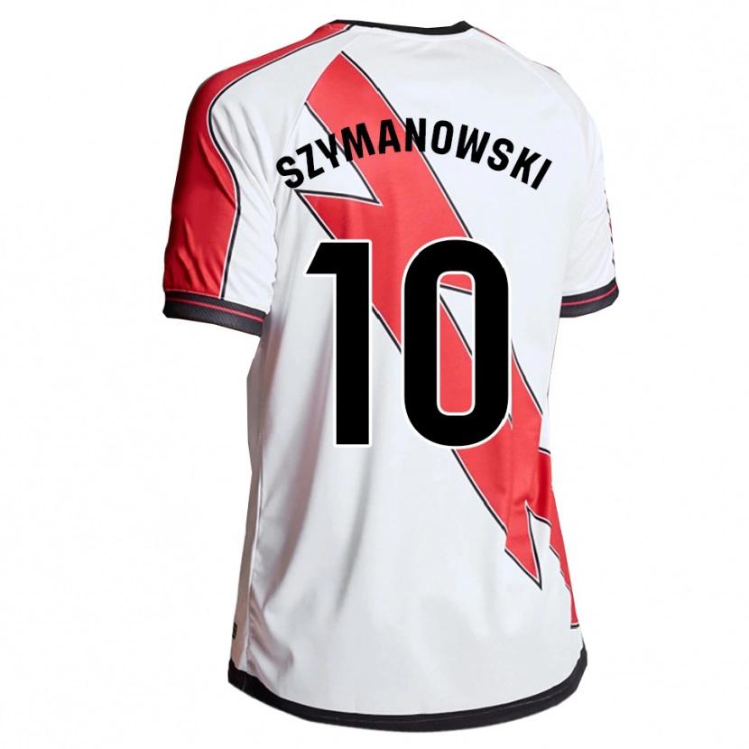 Danxen Hombre Camiseta Marianela Szymanowski #10 Blanco Rojo 1ª Equipación 2025/26 La Camisa