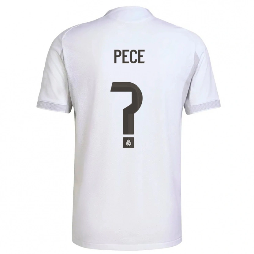 Danxen Hombre Camiseta Pece #0 Blanco Amarillo 1ª Equipación 2025/26 La Camisa