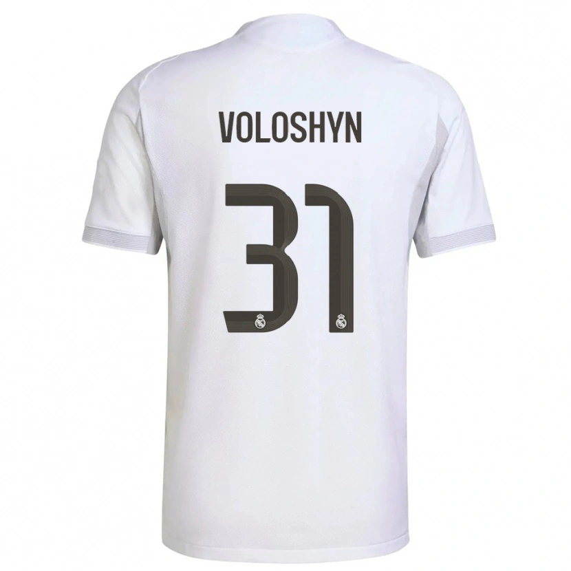 Danxen Hombre Camiseta Ilya Voloshyn #31 Blanco Amarillo 1ª Equipación 2025/26 La Camisa