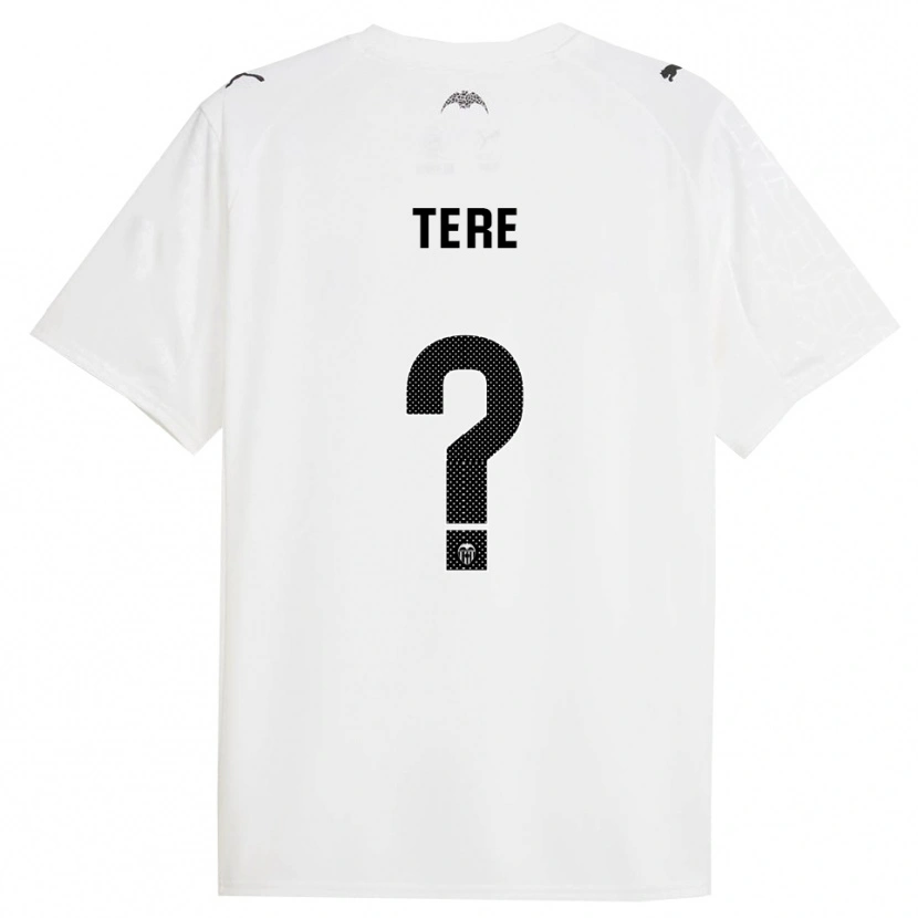 Danxen Hombre Camiseta Teresa Morató Armengo #0 Blanco Negro 1ª Equipación 2025/26 La Camisa