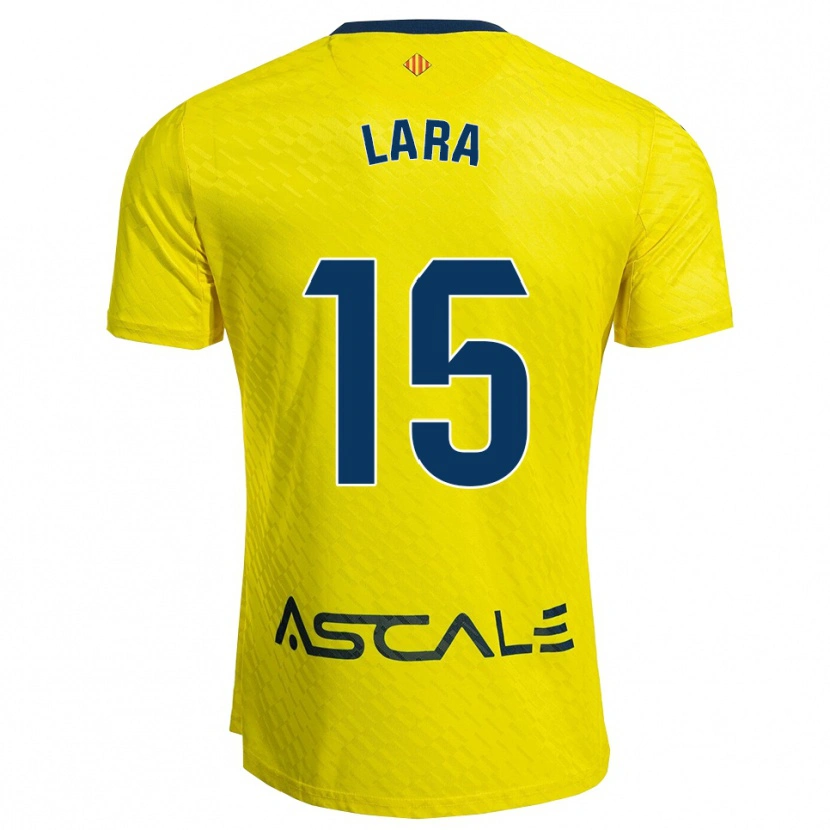 Danxen Hombre Camiseta Francisca Lara #15 Amarillo Marino 1ª Equipación 2025/26 La Camisa