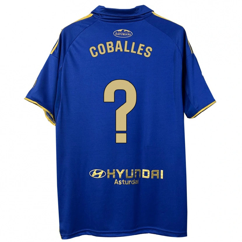 Danxen Hombre Camiseta Jaime Coballes #0 Azul Oro 1ª Equipación 2025/26 La Camisa