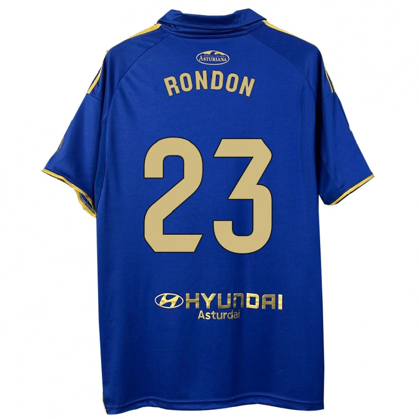 Danxen Hombre Camiseta Salomón Rondón #23 Azul Oro 1ª Equipación 2025/26 La Camisa