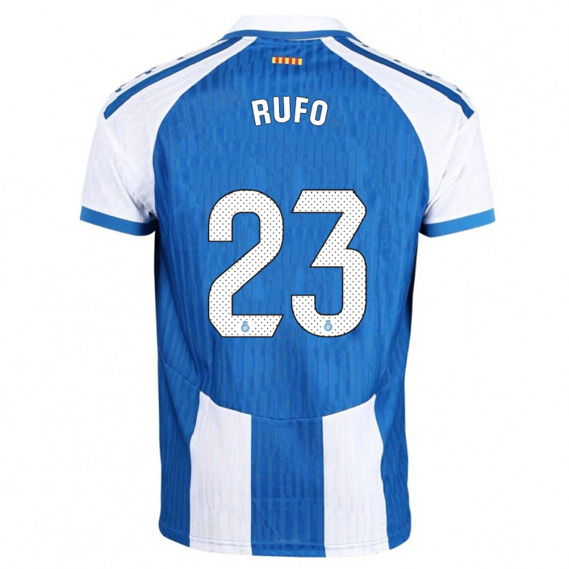 Danxen Hombre Camiseta Xavi Rufo #23 Azul Blanco 1ª Equipación 2025/26 La Camisa