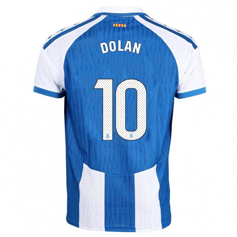 Danxen Hombre Camiseta Tyrhys Dolan #10 Azul Blanco 1ª Equipación 2025/26 La Camisa