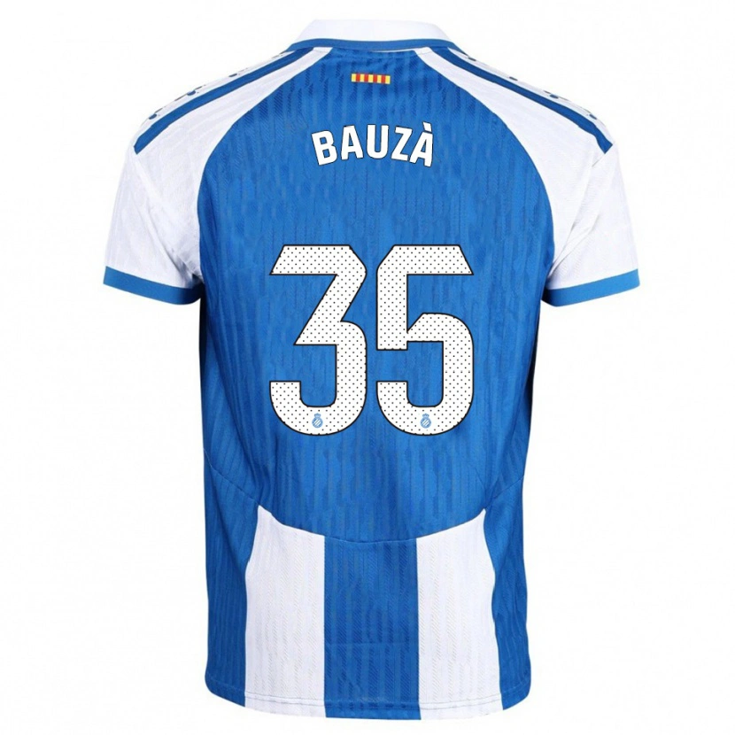 Danxen Hombre Camiseta Rafel Bauzà #35 Azul Blanco 1ª Equipación 2025/26 La Camisa