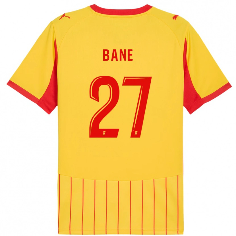 Danxen Hombre Camiseta Sidi Bane #27 Amarillo Rojo 1ª Equipación 2025/26 La Camisa