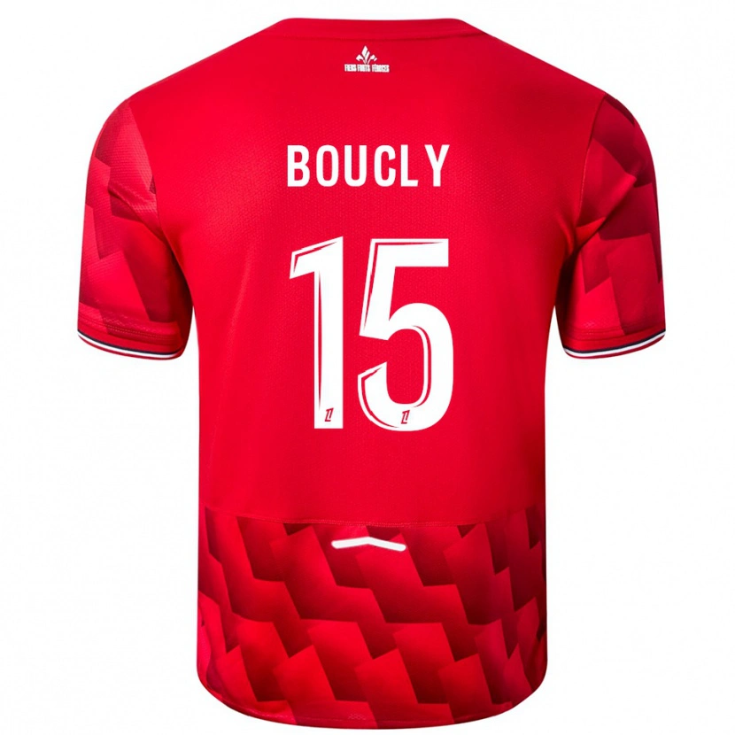 Danxen Hombre Camiseta Maite Boucly #15 Rojo Blanco 1ª Equipación 2025/26 La Camisa