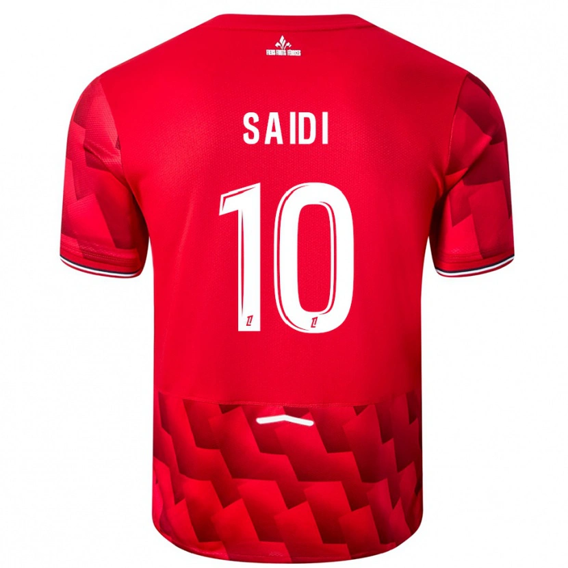 Danxen Hombre Camiseta Rachel Saidi #10 Rojo Blanco 1ª Equipación 2025/26 La Camisa