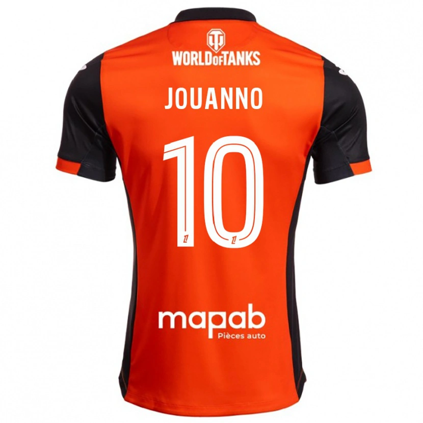 Danxen Hombre Camiseta Mathilde Jouanno #10 Negro Naranja 1ª Equipación 2025/26 La Camisa