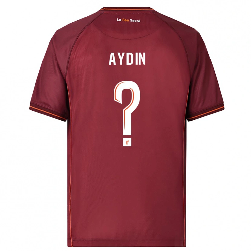 Danxen Hombre Camiseta Oguzhan Aydin #0 Burdeos Blanco 1ª Equipación 2025/26 La Camisa