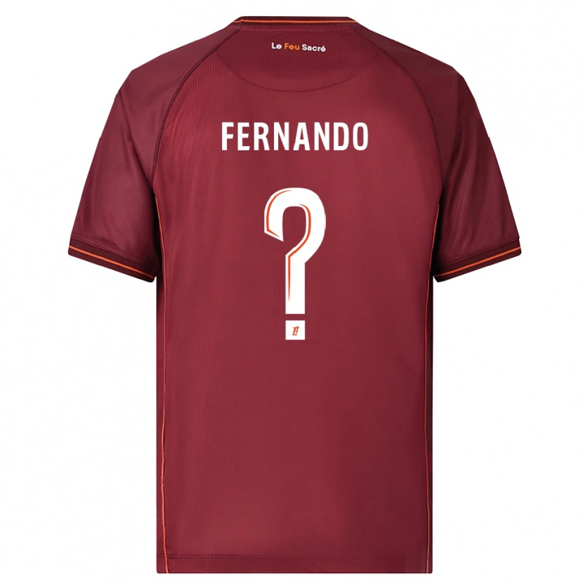 Danxen Hombre Camiseta Josué Fernando #0 Burdeos Blanco 1ª Equipación 2025/26 La Camisa