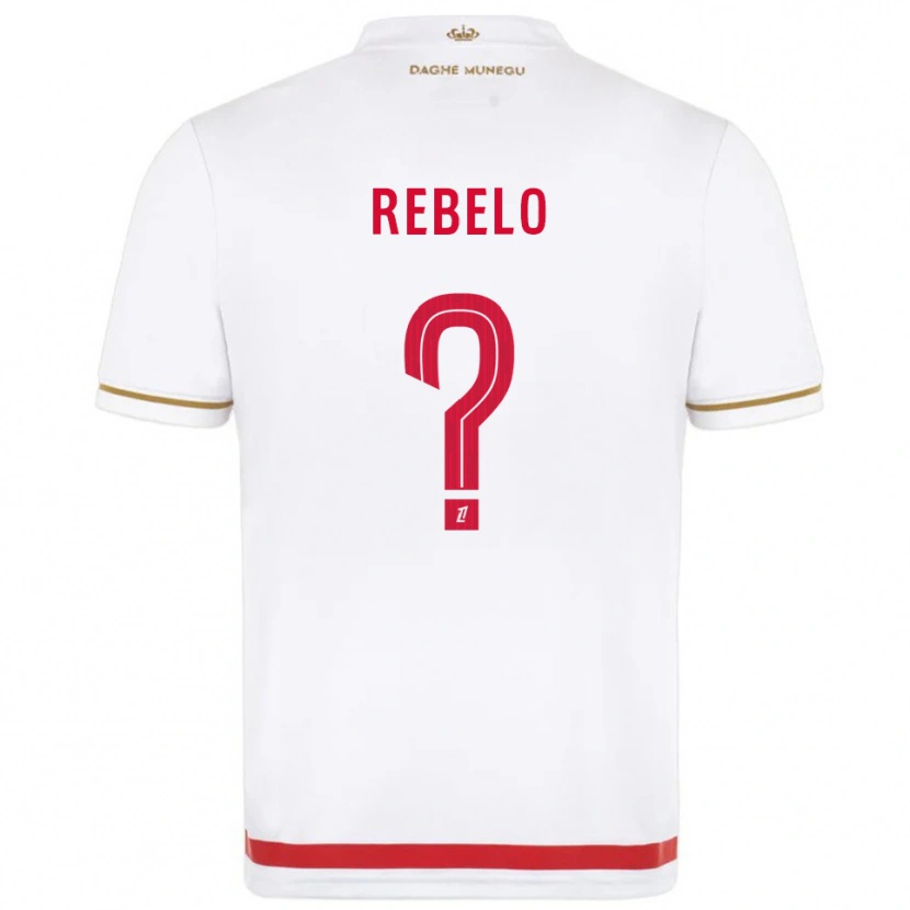 Danxen Hombre Camiseta Tiago Rebelo #0 Rojo Blanco 1ª Equipación 2025/26 La Camisa