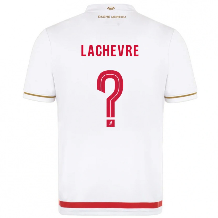 Danxen Hombre Camiseta Téo Lachevre #0 Rojo Blanco 1ª Equipación 2025/26 La Camisa