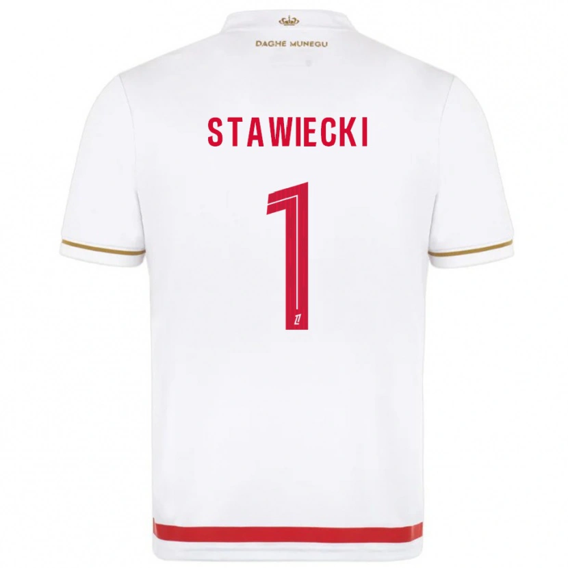 Danxen Hombre Camiseta Jules Stawiecki #1 Rojo Blanco 1ª Equipación 2025/26 La Camisa