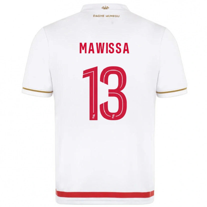 Danxen Hombre Camiseta Christian Mawissa #13 Rojo Blanco 1ª Equipación 2025/26 La Camisa