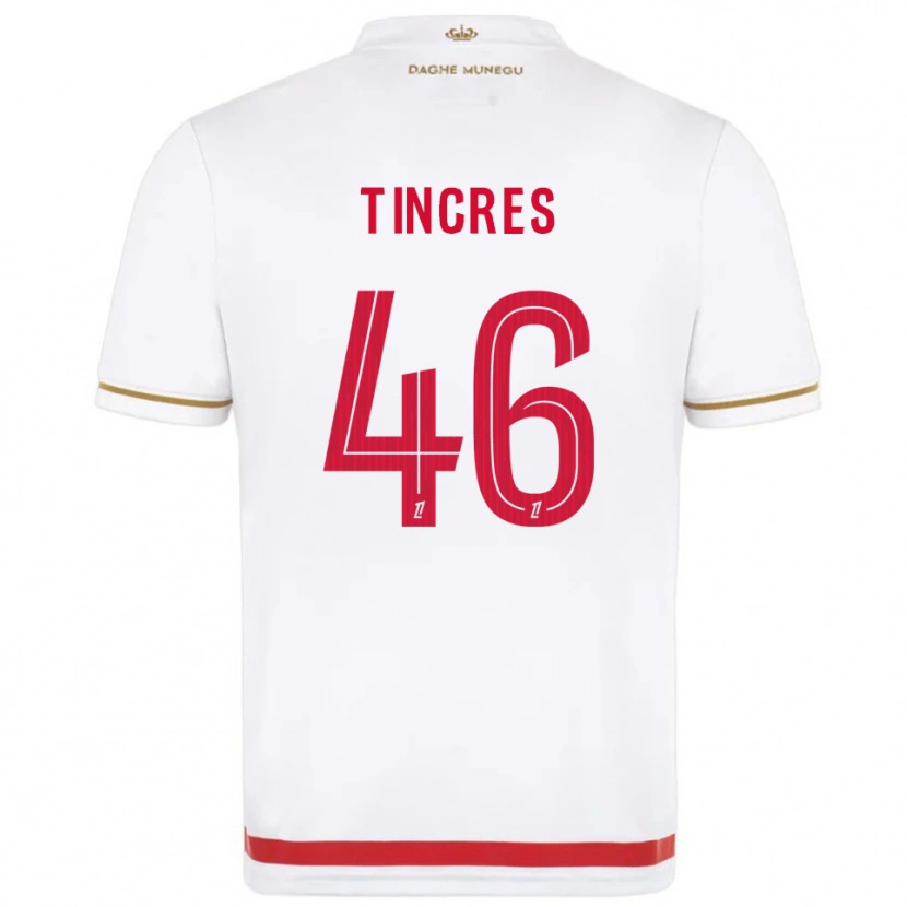 Danxen Hombre Camiseta Joan Tincres #46 Rojo Blanco 1ª Equipación 2025/26 La Camisa