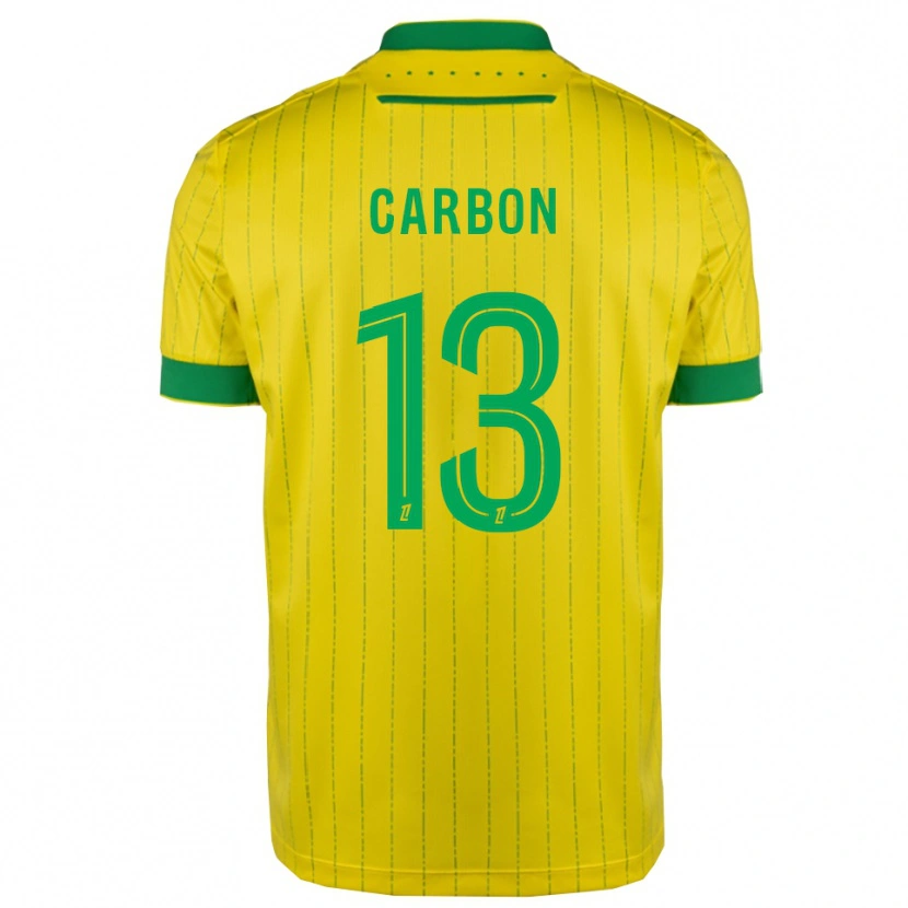 Danxen Hombre Camiseta Lancelot Carbon #13 Amarillo Verde 1ª Equipación 2025/26 La Camisa