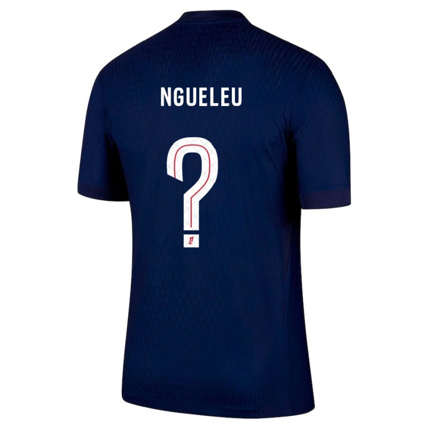 Danxen Hombre Camiseta Soufiya Ngueleu #0 Azul Marino Rojo 1ª Equipación 2025/26 La Camisa